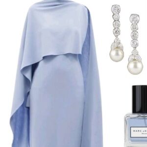 Zara Sky Blue Maxi Dress